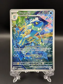 Frogadier 089/086 Me04: Chaos Rising Holo Pokemon Illustration Rare (IR) - Image 1