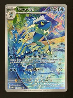 Frogadier 089/086 Me04: Chaos Rising Holo Pokemon Illustration Rare (IR) - Image 2