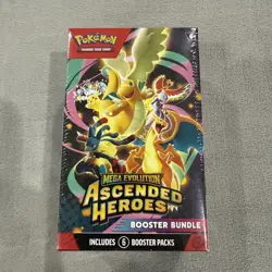 Pokemon Mega Evolution Ascended Heroes Booster Bundle 6 Packs (Sealed) - Image 1