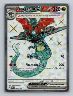 Pokemon SV06: Twilight Masquerade #200/167 Dragapult ex - Image 1
