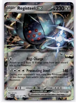 Registeel ex 145/217 ME: Ascended Heroes Double Rare Holo Near Mint - Image 1