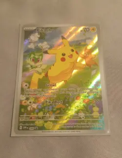 Pokemon TCG SV: Scarlet & Violet Pikachu 088 Black Star Promo Card Mint NM - Image 1