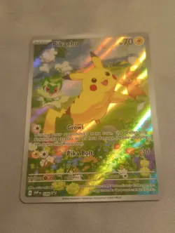Pokemon TCG SV: Scarlet & Violet Pikachu 088 Black Star Promo Card Mint NM - Image 3
