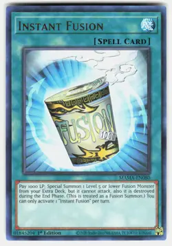 Instant Fusion MAMA-EN080 Ultra Rare Magnificent Mavens Yu-Gi-Oh Lightly Played - Image 2