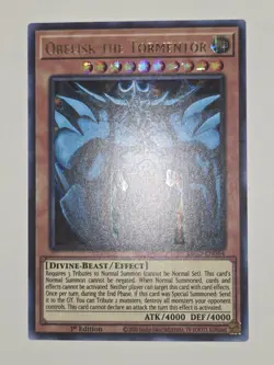 Yugioh Obelisk the Tormentor KICO-EN064 Pharaoh's Rare 1st Ed NM - Image 5