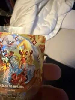 It Means No Worries Enchanted Card 208/204 Reign of Jafar Lorcana TCG - Image 4
