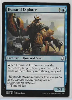 MTG Homarid Explorer Dominaria (DOM) Common Magic Card #053/269 Unplayed - Image 1