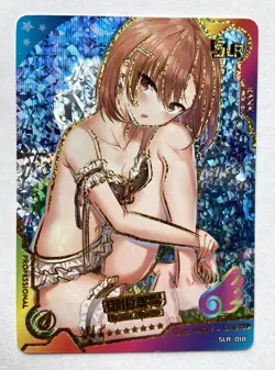 Anime Waifu Card - Mikoto Misaka - Certain Magical - Maiden Party - SLR-018 - Image 1