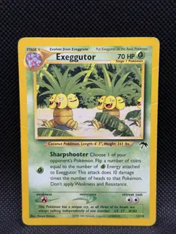 Pokemon Exeggutor 13/18 Southern Islands Collection Pokemon Card TCG MP - Image 1