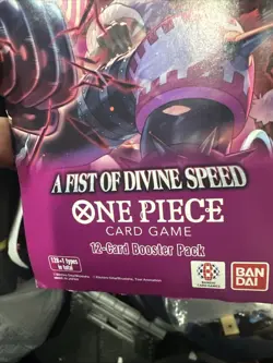 One Piece card game : A Fist of Divine Speed 12 card sleeved booster pack - Image 5