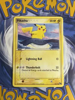 Pokemon Card TCG Pikachu POP Series 5 NON Holo 12/17 LP - Image 1