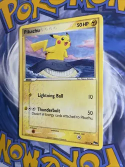 Pokemon Card TCG Pikachu POP Series 5 NON Holo 12/17 LP - Image 3