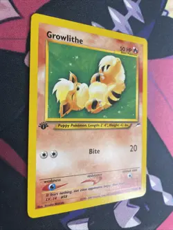 Pokemon Card - Growlithe Neo Destiny 1st Edition 68/105 Common LP+ - Image 2