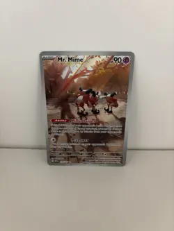 Pokemon TCG Mr. Mime 179/165 Scarlet & Violet 151 Holo Illustration Rare Card - Image 1