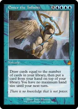Enter the Infinite (Retro Frame) -Foil Near Mint MTG Ravnica Remastered - Image 1