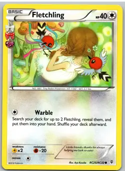Fletchling RC25/RC32 Common Generations Pokemon - Image 1