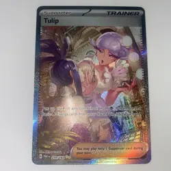 Pokemon Paradox Rift Tulip SAR Trainer Full Art 259/182 NM/M PACK FRESH! - Image 1