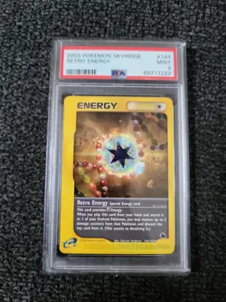 Pokemon Skyridge Set Regular Finish Retro Energy 144/144 - PSA 9! PK589 - Image 1