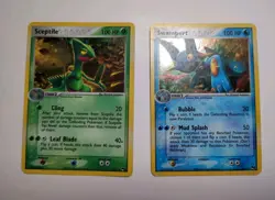 Pokemon TCG Sceptile & Swampert 4/17 & 5/17 MP Pop Series 1 Holo 2004 - Image 1