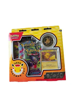Pokemon TCG: Pokemon Day 2026 Collection 3 Packs Pikachu Promo & Coin - Image 1