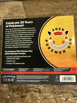 Pokemon Day 2026 Collection Box - New Factory Sealed - Image 5