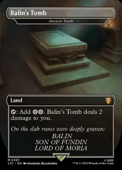 1x Balin's Tomb (Ancient Tomb) (357) ~~ Borderless - Foil NM-Mint, English Unive - Image 1