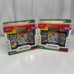 Lot 2 NEW Pokemon TCG First Partner Illustration Collection Series 1 (SEALED) - Image 1