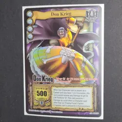 Don Krieg SR CH028 Holographic 2005 One Piece CCG Enemy Force Rare Card NM - Image 1