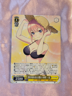 WeiB (Weiss) Schwarz Card Quintessential Quintuplets #6 Ichika Nakano N JP. - Image 1