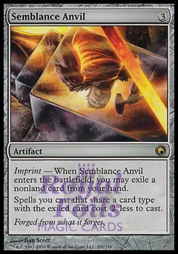 Semblance Anvil 1x FOIL SOM MTG Scars of Mirrodin Rare MINT artifact - Image 1