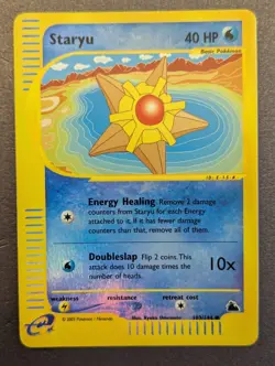 Staryu 103/144 Skyridge 2003 Reverse Holo Vintage E-Reader Pokemon Card - Image 1