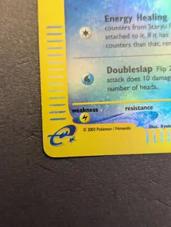 Staryu 103/144 Skyridge 2003 Reverse Holo Vintage E-Reader Pokemon Card - Image 5
