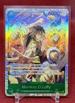 Bandai One Piece Card Game ST30: Monkey D. Luffy ST30-012 SR Foil EN - Image 1