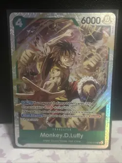 Bandai One Piece Card Game ST30: Monkey D. Luffy ST30-012 SR Foil EN - Image 1