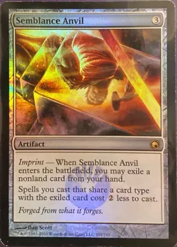 Magic the Gathering (MTG) Semblance Anvil Scars of Mirrodin Foil - Image 1