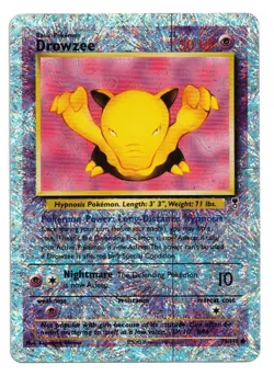 Pokemon Card: Drowzee REVERSE HOLO 73/110 Legendary Collection Rare! GD - Image 1