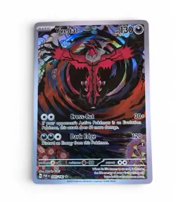 Pokemon Yveltal Full Art Illustration Rare Holo SV04: Paradox Rift Card 205/182 - Image 1