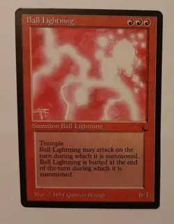 Magic The Gathering - Ball Lightning The Dark card MTG - Image 1
