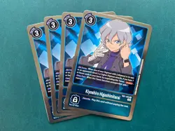 Kiyoshiro Higashimitarai RB1-033 Playset Resurgence Booster Digimon Card Game x4 - Image 1