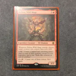 Magic The Gathering, Delina Wild Mage #138/281, Forgotten Realms NM - Image 1
