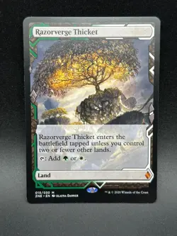 MTG Razorverge Thicket M Zendikar Rising Expeditions #15 - Image 1