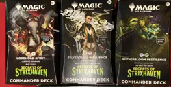 Magic the Gathering Secrets of strixhaven commander deck. lot of 3 MTG - Image 1
