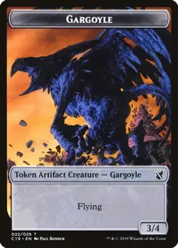 4x Gargoyle/Egg Token, Commander 2019 Tokens, MTG, 4 pack, Magic Tokens - Image 1