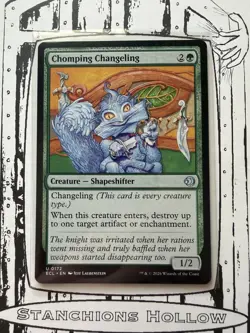 MTG Chomping Changeling - Lorwyn Eclipsed (ECL) U 0172 Near Mint - Image 1