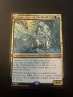 Arahbo, Roar of the World (Foil) Magic: The Gathering Commander 2017 - Image 1