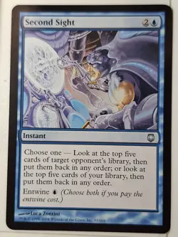 Second Sight - Darksteel - Magic the Gathering MTG Nice! - Image 1