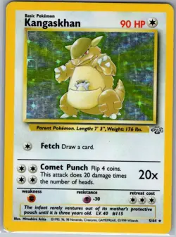 Kangaskhan 5/64 Holo Jungle - Pokemon Card - LP - Image 1