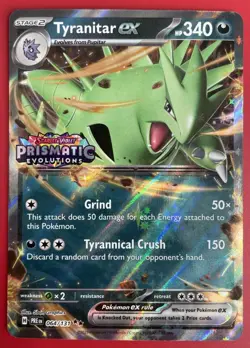 Pokemon Tyranitar ex 064/131 - Prismatic Premium Collection Promo (Stamped) - Image 3