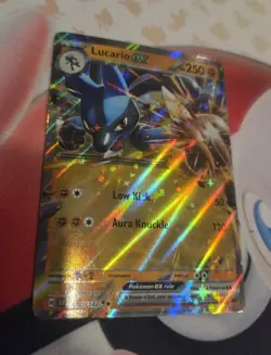 Lucario Ex 082/142 Stellar Crown Holo NM Pokemon Tcg Card - Image 1
