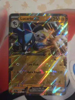 Lucario Ex 082/142 Stellar Crown Holo NM Pokemon Tcg Card - Image 2